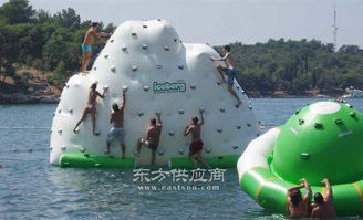 夏季产品冲关大冰山 水上滑梯趣味游戏器材图片